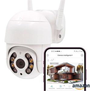 Haiz Câmera de Segurança Com Antena Speed Dome Ip Wi-fi Sistema Icsee Infravermelho Sd HZ-A8