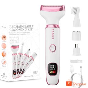 Kit de Beleza tela de LEDCompleto Depilador Elétrico 5 em 1 Aparador para Sobrancelha Axila Corpo-M7