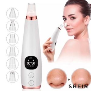 Limpador Removedor de Cravos Elétrico Portátil Limpeza Profunda dos Poros Com 6 Pontas De Limpeza